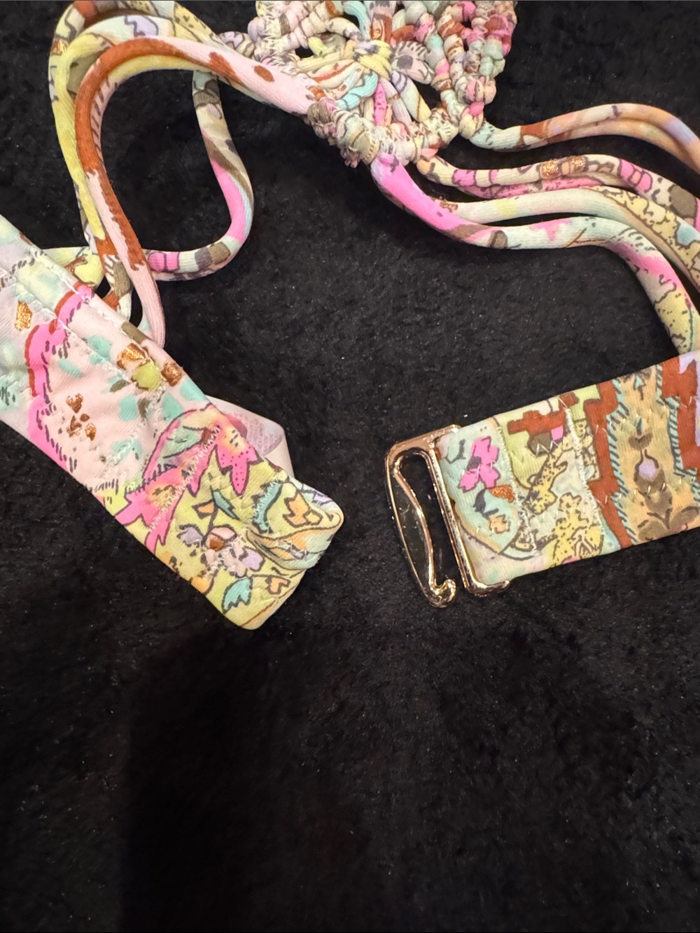 Victoria's Secret Paisley Bikini Top — Pink Multi - Picture 5 of 5